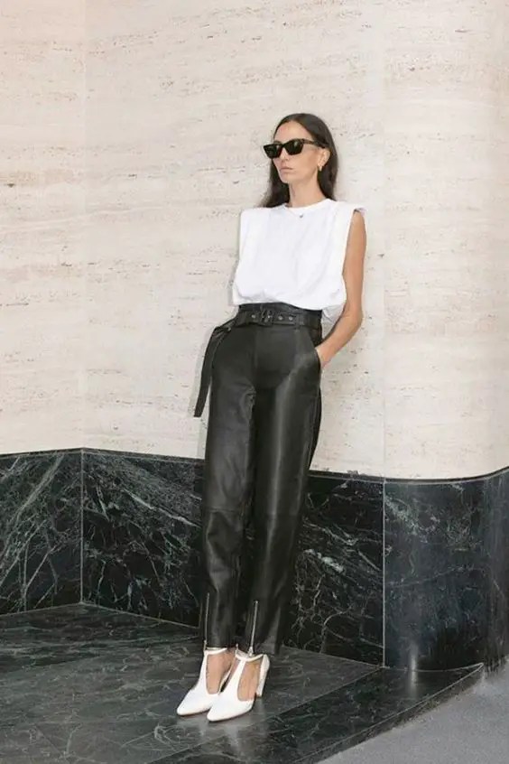 Style A Padded Shoulder Muscle T-shirt 